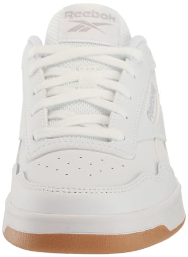 Reebok Women's Court Advance (Legacy) Sneaker, White/Cold Grey Gum, 6 US