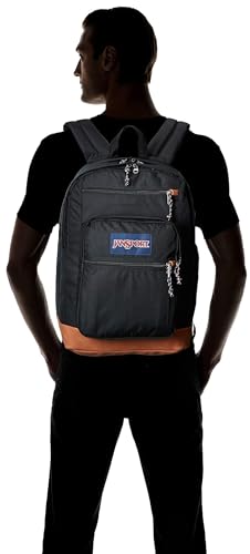 JanSport Cool Backpack, with 15-inch Laptop Sleeve - Large Computer Bag Rucksack with 2 Compartments, Ergonomic Straps, Black