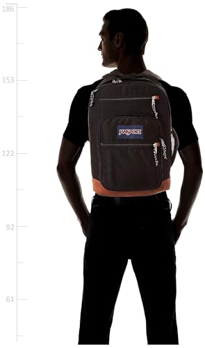 JanSport Cool Backpack, with 15-inch Laptop Sleeve - Large Computer Bag Rucksack with 2 Compartments, Ergonomic Straps, Black