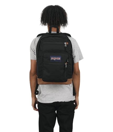 JanSport Cool Backpack, with 15-inch Laptop Sleeve - Large Computer Bag Rucksack with 2 Compartments, Ergonomic Straps, Black