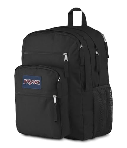 JanSport Laptop Backpack - Computer Bag with 2 Compartments, Ergonomic Shoulder Straps, 15” Laptop Sleeve, Haul Handle - Book Rucksack - Black