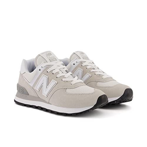 New Balance Women's Classic Sneaker, Nimbus Cloud with White, 9