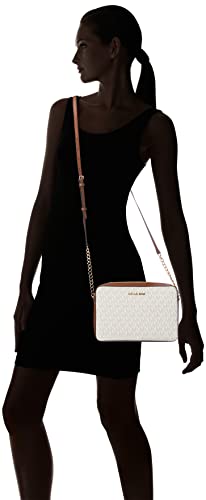 Michael Kors Women's Jet Set Item Lg Crossbody, Vanilla 2019, One Size