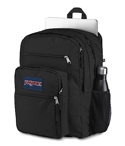 JanSport Laptop Backpack - Computer Bag with 2 Compartments, Ergonomic Shoulder Straps, 15” Laptop Sleeve, Haul Handle - Book Rucksack - Black