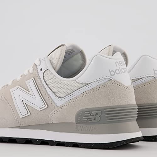 New Balance Women's Classic Sneaker, Nimbus Cloud with White, 9