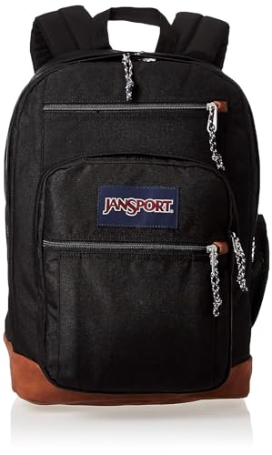 JanSport Cool Backpack, with 15-inch Laptop Sleeve - Large Computer Bag Rucksack with 2 Compartments, Ergonomic Straps, Black