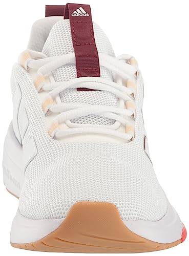 adidas Women's Racer Tr23 Sneaker, White/White/Bright Red, 7.5