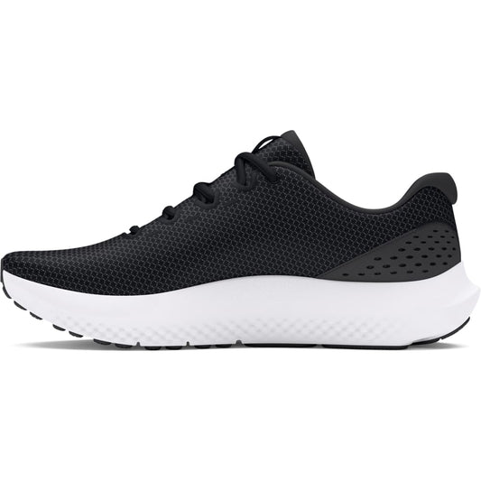 Under Armour Women's Charged Surge 4, (001) Black/Anthracite/White, 5, US