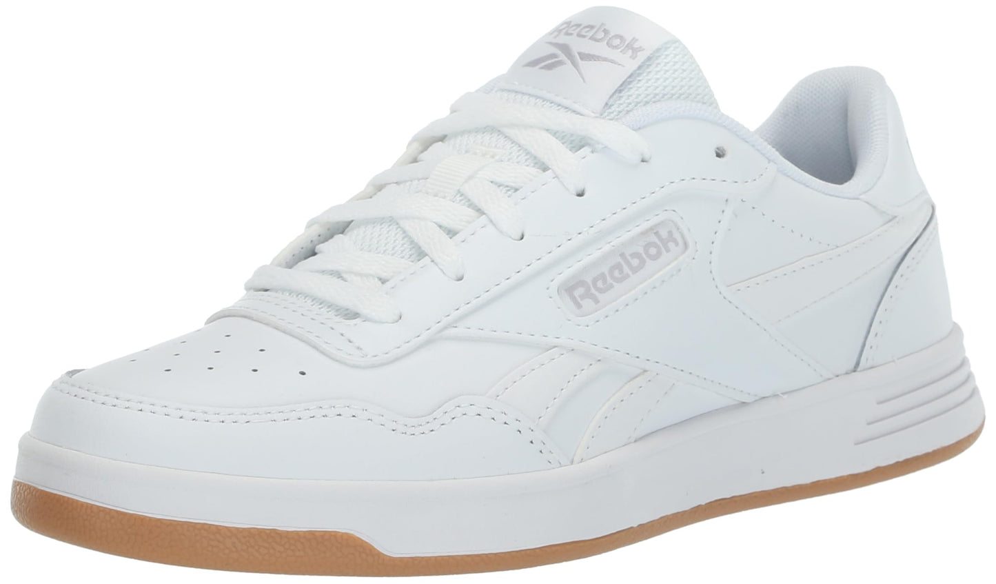 Reebok Women's Court Advance (Legacy) Sneaker, White/Cold Grey Gum, 6 US