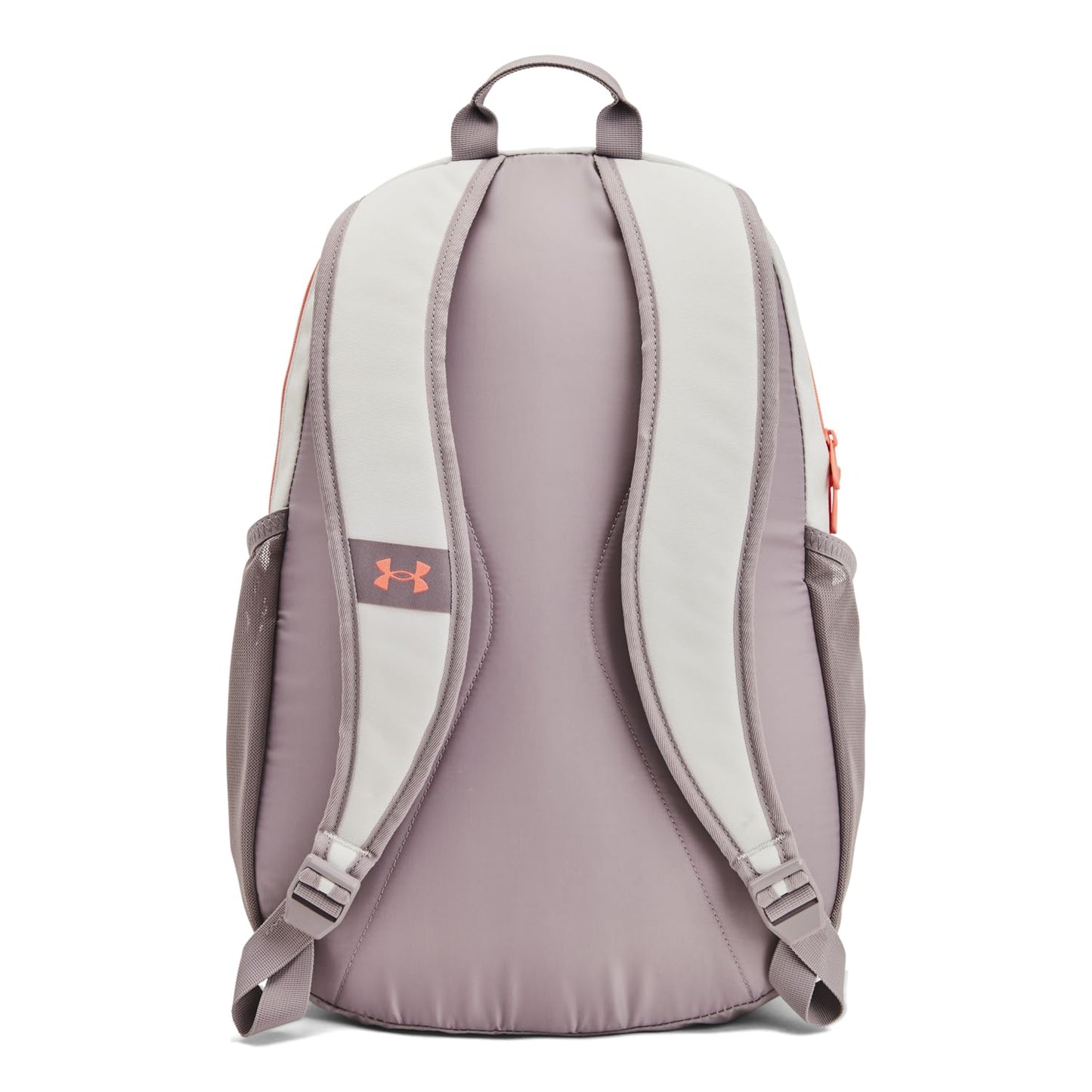 Under Armour Unisex-Adult Hustle Sport Backpack, (115) White Clay/Tetra Gray/Aero Orange, One Size Fits All