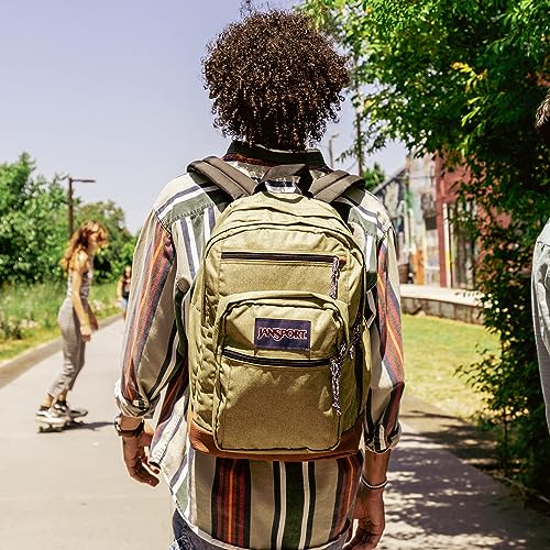 JanSport Cool Backpack, with 15-inch Laptop Sleeve - Large Computer Bag Rucksack with 2 Compartments, Ergonomic Straps, Black