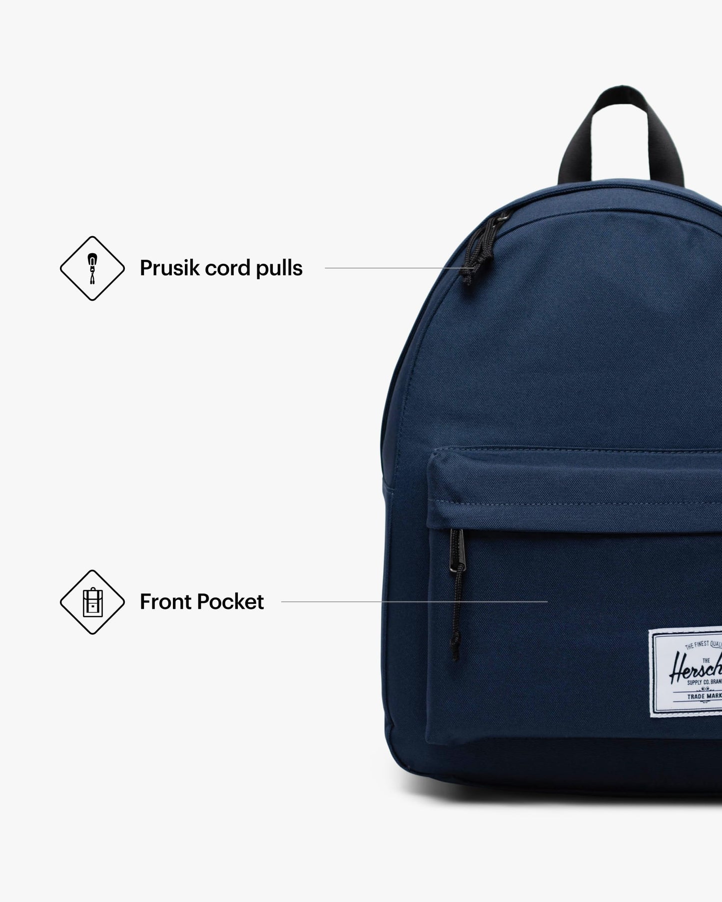 Herschel Supply Co. Herschel Classic Backpack, Navy, One Size