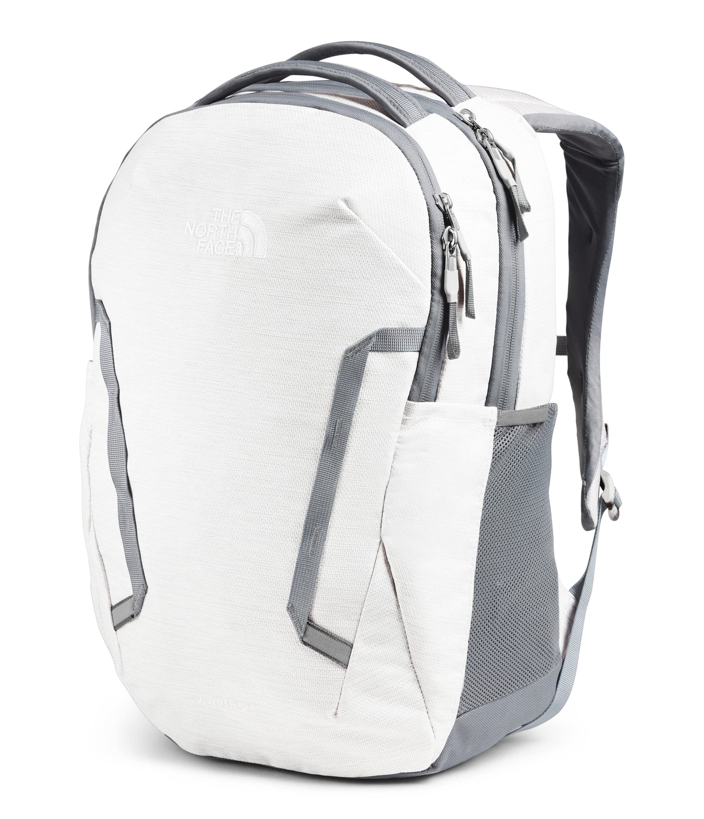 THE NORTH FACE Women's Vault Everyday Laptop Backpack, TNF White Metallic Melange/Mid Grey, One Size