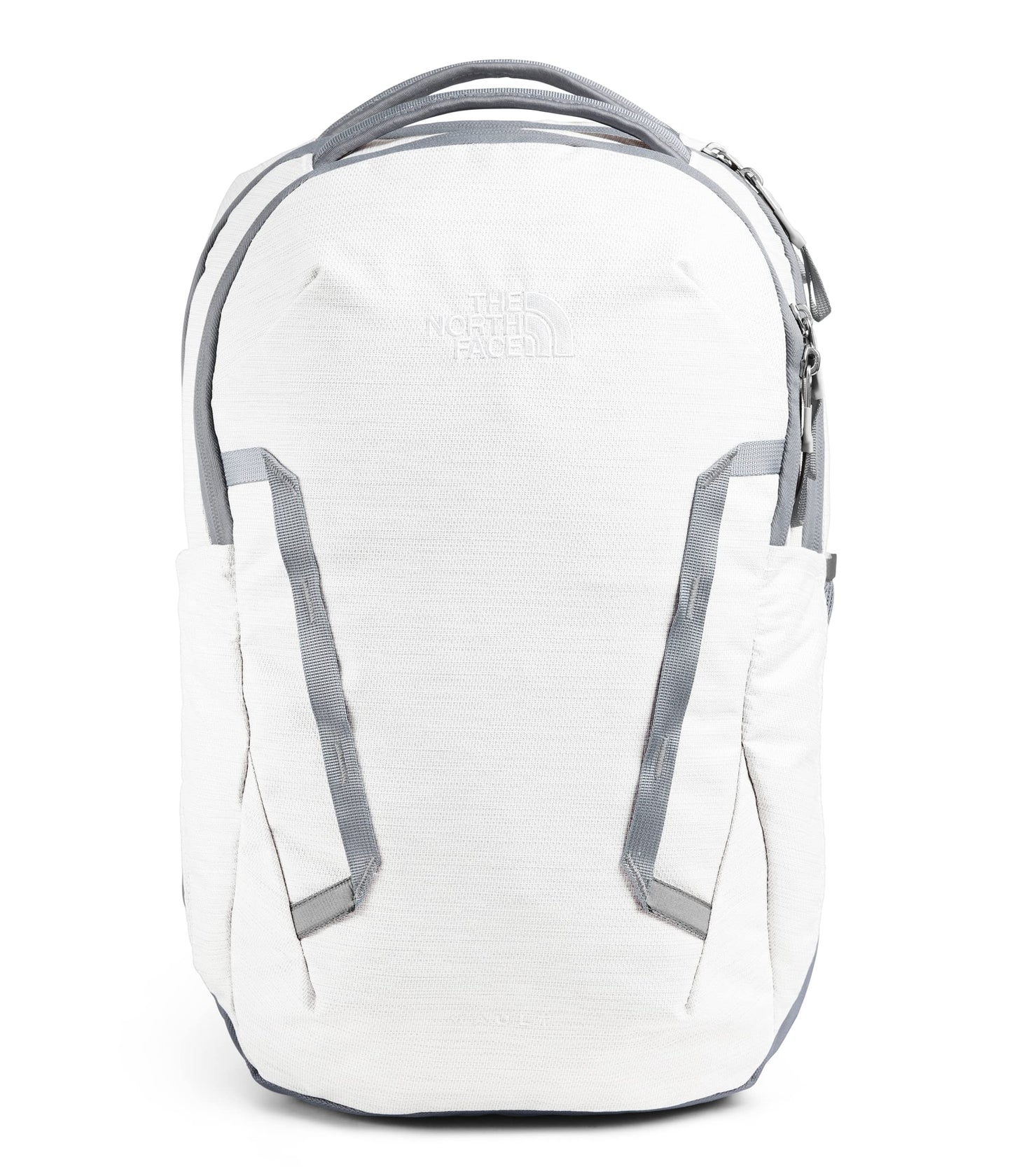 THE NORTH FACE Women's Vault Everyday Laptop Backpack, TNF White Metallic Melange/Mid Grey, One Size